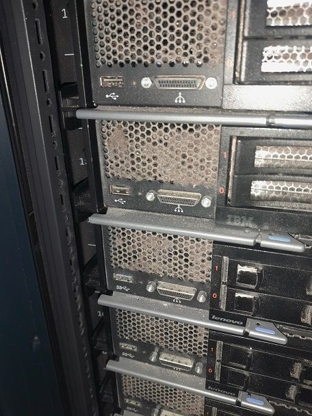 Dust restricted airflow.